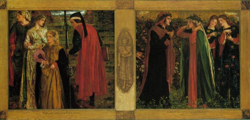 Dante Gabriel Rossetti The Salutation of Beatrice